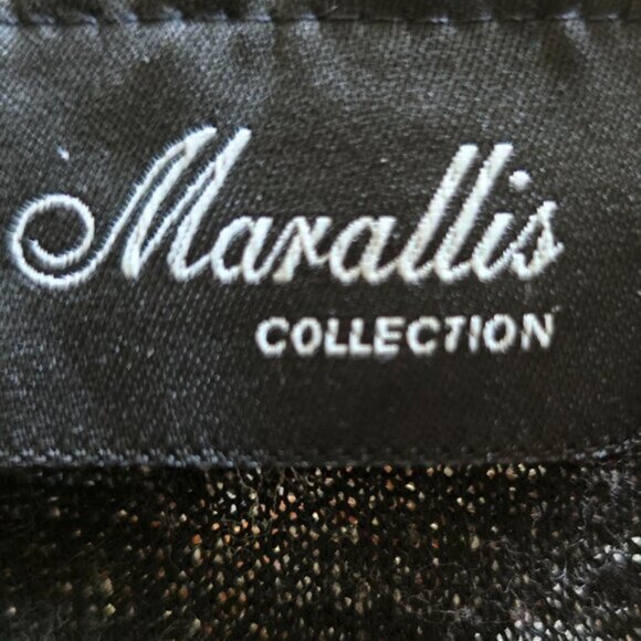Marallis Grey Graphite Sleeveless Linen, Long Trench coat. Size Medium - Picture 4 of 9